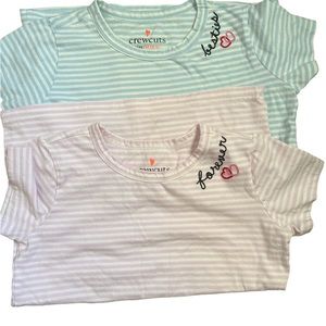 Crewcuts Bundle Organic Cotton Tees Size 8-9